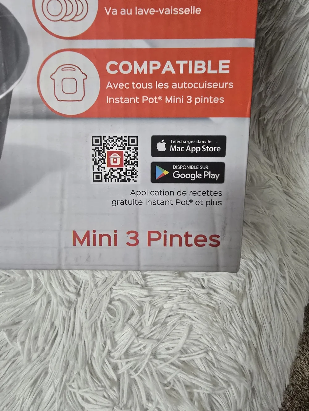 Instant Pot Mini 3-Quart Replacement Inner Pot - Black